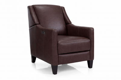 Decor-Rest Power Leather Recliner in Chest Nut - 3053-67-CHES